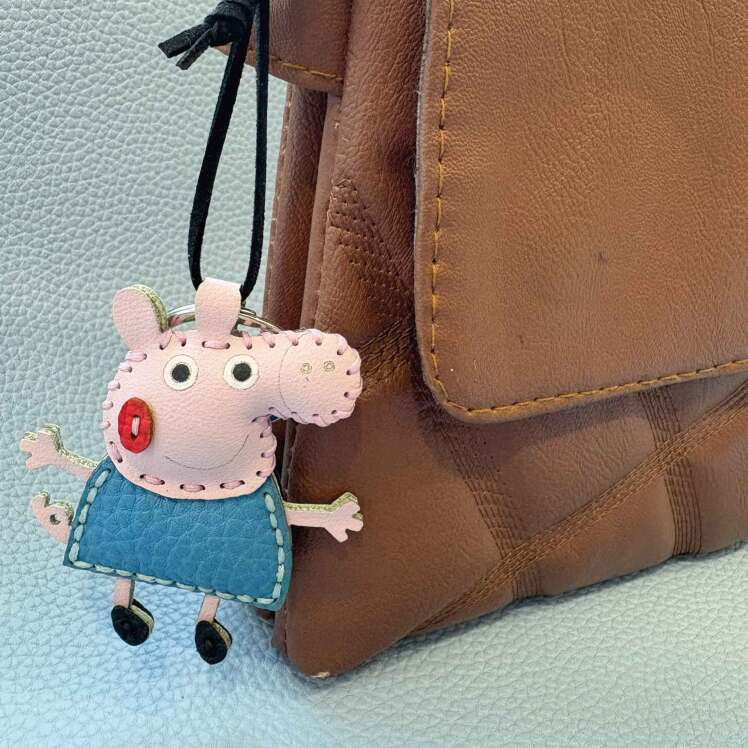 جاکلیدی و آویز چرمی جرج پیک