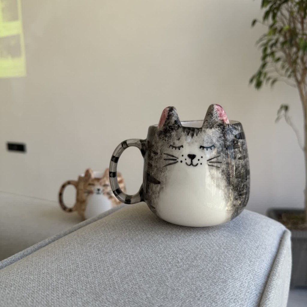 ماگ سرامیکی گربه