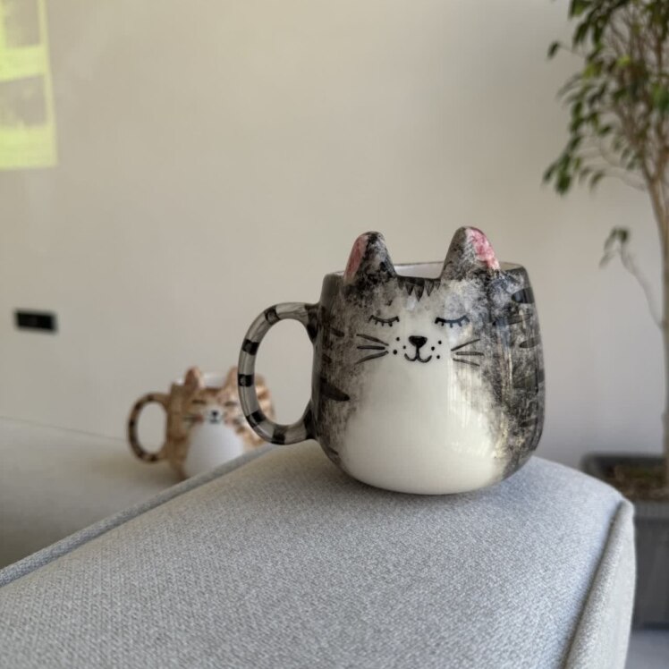 ماگ سرامیکی گربه
