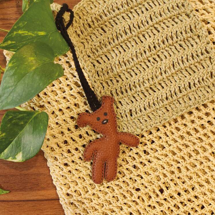 بگ چارم چرمی تدی